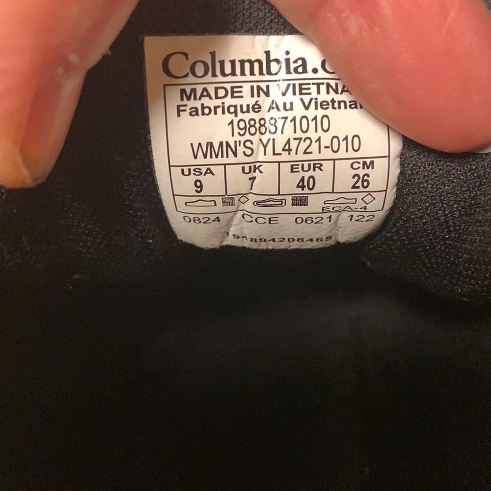 9 Columbia Vatana Basin Outdry Hiking Shoes Women's Size Waterproof YL4721 - Picture 4 of 5